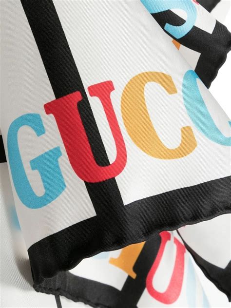 foulard gucci v3|Gucci Silk Foulard .